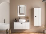 Rectangular Frameless LED Mirror – Wall-Mounted Smart Touch Sensor Mirror with Energy-Saving LED | Bathroom, Wash Basin & Vanity Mirror (18 x 24 inch) Square-4 - Image 2